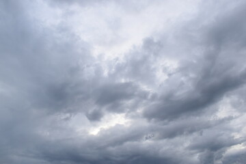 blue sky and white cloud background, cloudy in rainny season