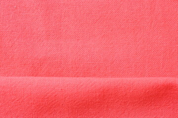 red texture of fabric textile, abstract image for fashion cloth design background