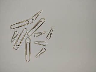 paper clip isolated on white