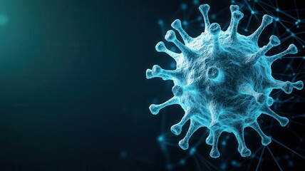 A virus visualized as a spreading digital glitch across a network infection theme front view showing creeping corruption digital tone Monochromatic Color Scheme