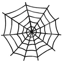 Obraz premium Spider web watercolor