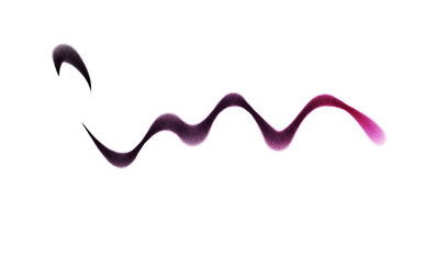 Whoosh lines curvy calligraphy Neon gradient texture bright lines texture, realistic cutout on transparent background. Spray gradient lines texture overlay.