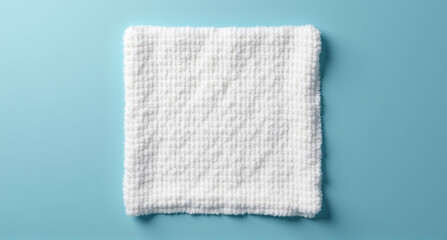 white towel on a white background