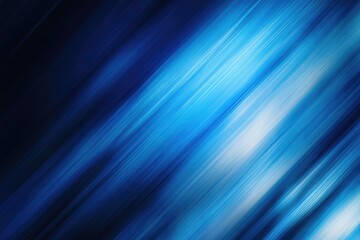 Blue blurred gradient background banner. Mixed motion texture. Panoramic web header. Wide screen abstract diagonal lines wallpaper , ai