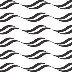 Artistic Wavy Pattern Line Element