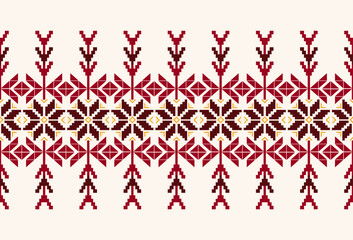 abstract Traditional geometric ethnic fabric pattern ornate elements with ethnic patterns design for textiles, rugs, clothing, sarong, scarf, batik, wrap, embroidery, print, curtain, carpe
