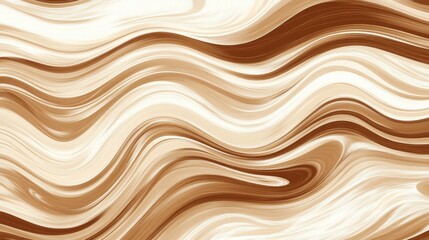 Abstract background of artistically drawn line pattern in white and brown. Illustration of lines background in white and brown colors for graphic design.