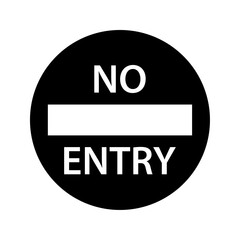 No entry sign