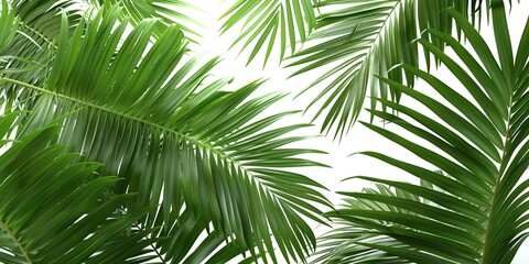 Fototapeta premium palm tree leaves