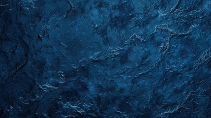 Obraz premium Aerial view to ocean waves. Blue water background