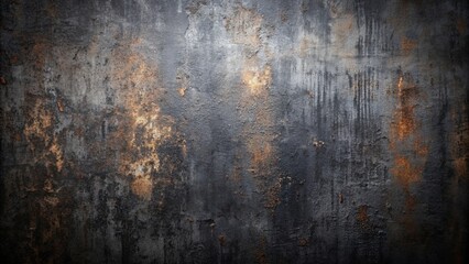 Obraz premium Worn out black metal grunge texture for background design, metal, grunge, worn out, black, texture, weathered, distressed, industrial
