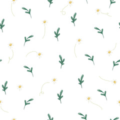 cute small floral pattern design for background
