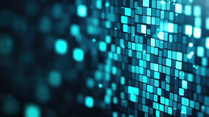 Abstract digital technology background, digital squares pattern
