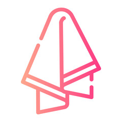 towel gradient icon