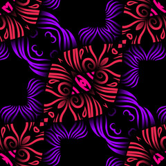 Seamless pattern Traditional Indonesian batik for decorating tile designs, walls, floors and commercial textile products