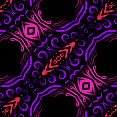 Seamless pattern Traditional Indonesian batik for decorating tile designs, walls, floors and commercial textile products