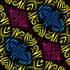 Seamless pattern Traditional Indonesian batik for decorating tile designs, walls, floors and commercial textile products