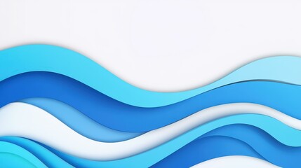 Fototapeta premium Explore a stunning blue wavy gradation background that brings modern aesthetics to your designs with eyecatching textures.