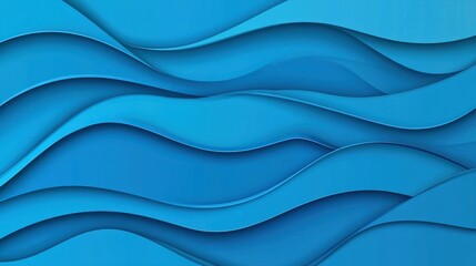 Fototapeta premium Explore a stunning blue wavy gradation background that brings modern aesthetics to your designs with eyecatching textures.