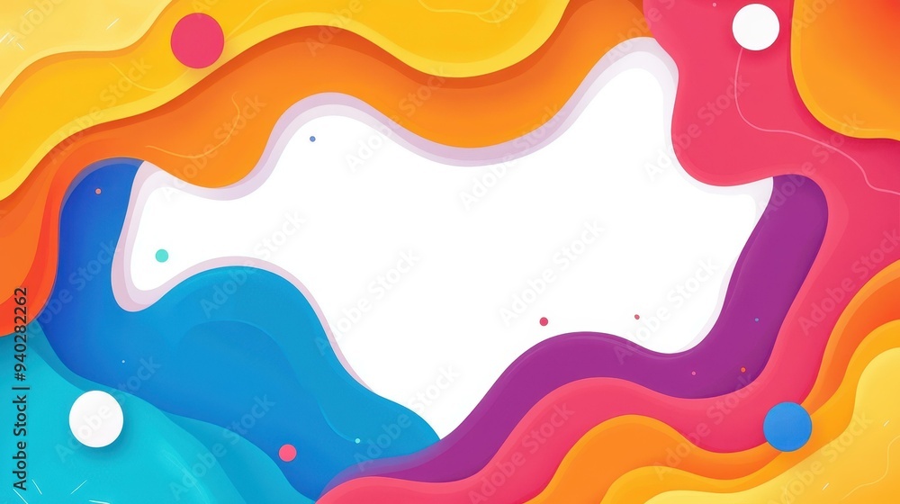 Poster bright and vibrant gradient background, perfect for modern designs, adding a fresh and playful touch
