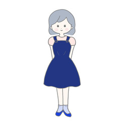 ボブヘアの女の子
