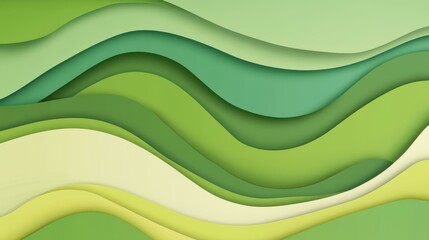 A smooth, vibrant green background featuring a wavy gradation, perfect for a modern, minimalist design.