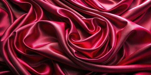 Obraz premium Luxurious abstract background of wavy folds in satin velvet material , luxury, cloth, liquid wave, grunge, silk texture, elegant