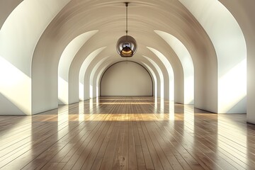 corridor in the hotel