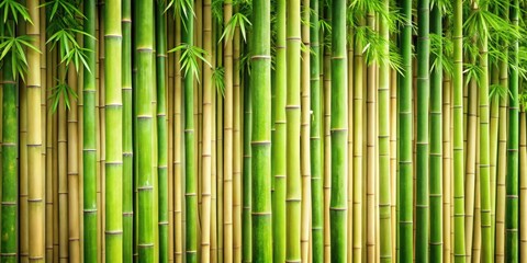 Fototapeta premium Lush and serene bamboo wallpaper perfect for creating a peaceful atmosphere in any room , bamboo, exotic, tropical, green