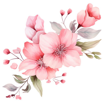 bouquet of pink flowers