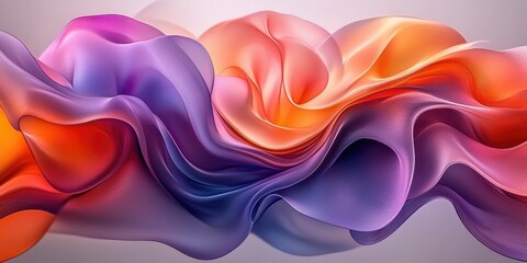 Obraz premium Abstract Fluid Art with Vibrant Colors