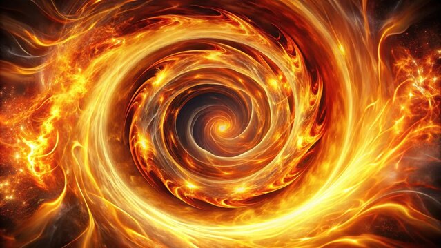 Energetic spiral of flames and light with swirling vortex effect, energy, swirling, flames, effects, pachinko, spiral, vortex