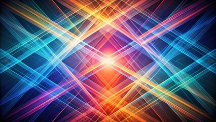 Obraz premium Abstract background with intersecting lines , geometric, pattern, design, abstract, artistic, texture, overlay, grid