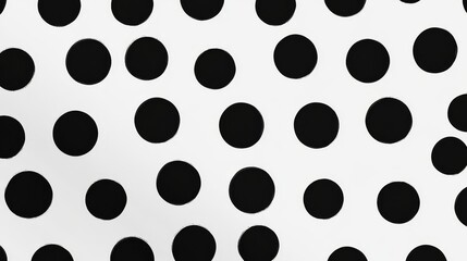 Obraz premium Abstract Black and White Circles, Circles, Polka Dots, Pattern, Design