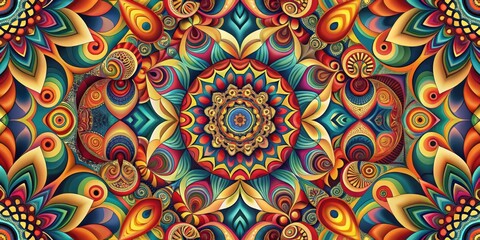 High-definition background of colorful abstract shapes and patterns, abstract, background, vibrant, colors, high-definition