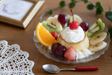 プリンアラモード