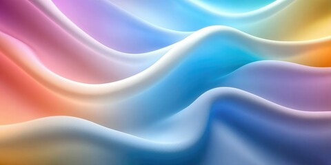 Obraz premium Abstract Colorful Wavy Background