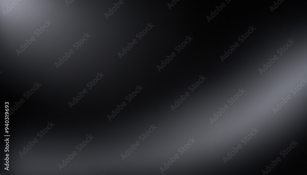 Poster blur dark grey and black gradient used as background studio wall for display your products plain stu