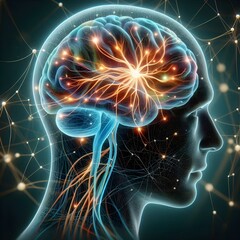 Fototapeta premium Brain human