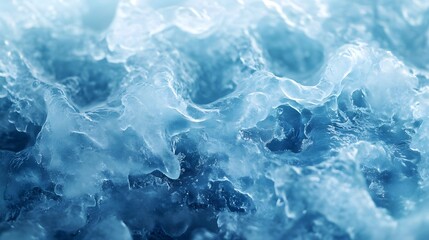 Obraz premium Abstract Blue Ice Texture Background