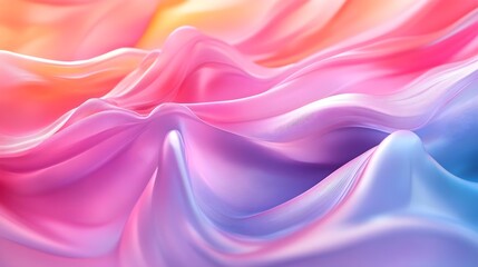 Obraz premium Abstract Pink, Blue & Purple Flowing Background