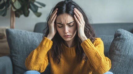 "Overwhelmed by Stress: A Visual Depiction of Mental Strain"