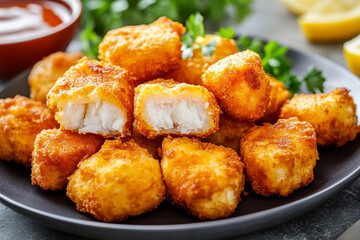 fish fillet nuggets.
