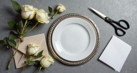 wedding table setting