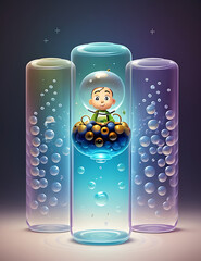 Obraz premium A creative concept of 