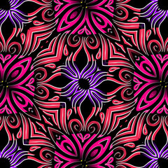 Seamless pattern Traditional Indonesian batik for decorating tile designs, walls, floors and commercial textile products
