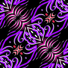 Seamless pattern Traditional Indonesian batik for decorating tile designs, walls, floors and commercial textile products