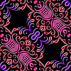 Seamless pattern Traditional Indonesian batik for decorating tile designs, walls, floors and commercial textile products