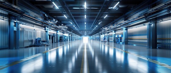 Obraz premium Cutting-Edge AI-Driven Smart Factory Monitoring System for Efficient Production Control