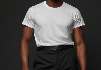 Minimalist T-Shirt Mockup Backgrounds for AI Design | Versatile Blank T-Shirt Backgrounds for Mockup Creations | Sleek T-Shirt Mockup AI Backgrounds for Designers | Creative Blank Canvas: T-Shirt Mock